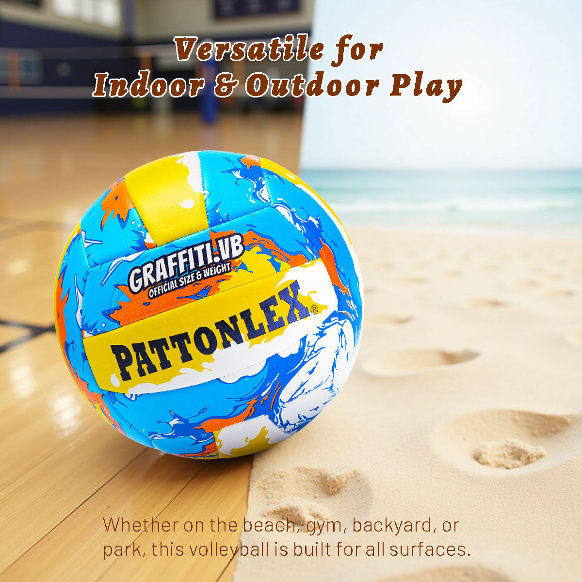 Graffiti Beach Volleyball - Size 5
