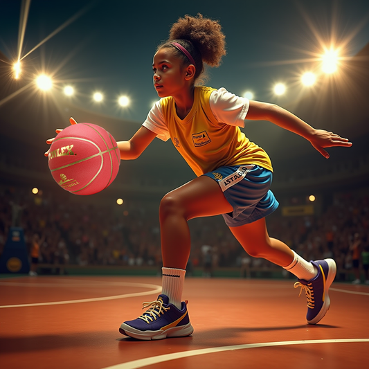 Game On, Girl! Enjoy the joy of basketball with every dribble.