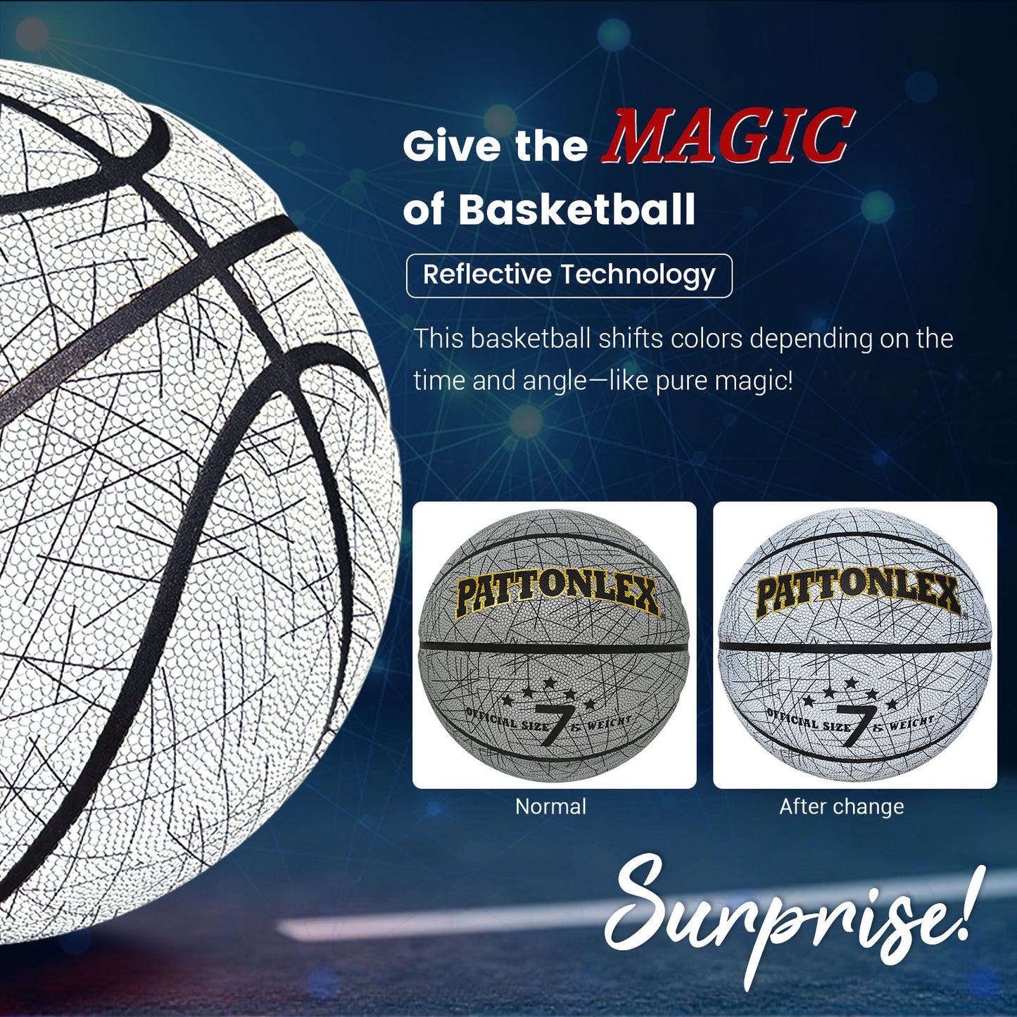 FLASHBALL. Reflective Basketball