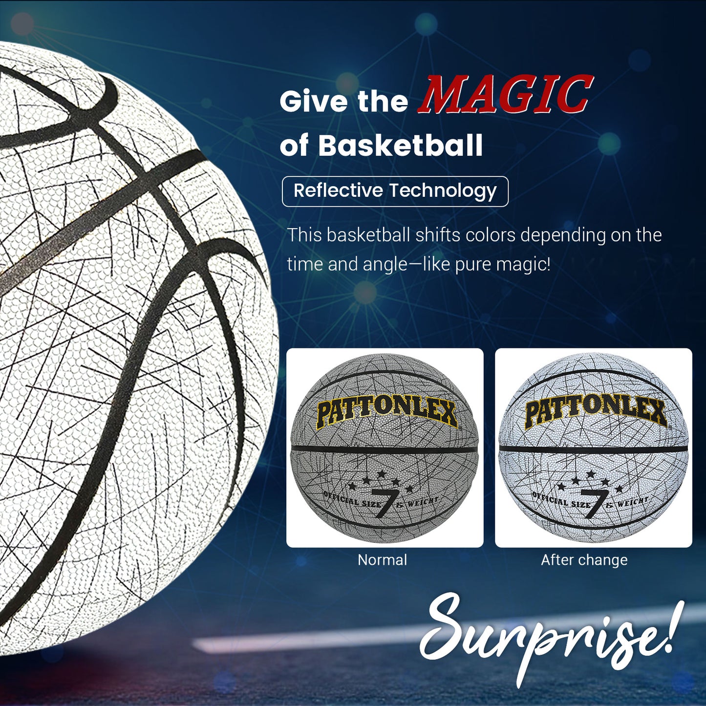 FLASHBALL. Reflective Basketball