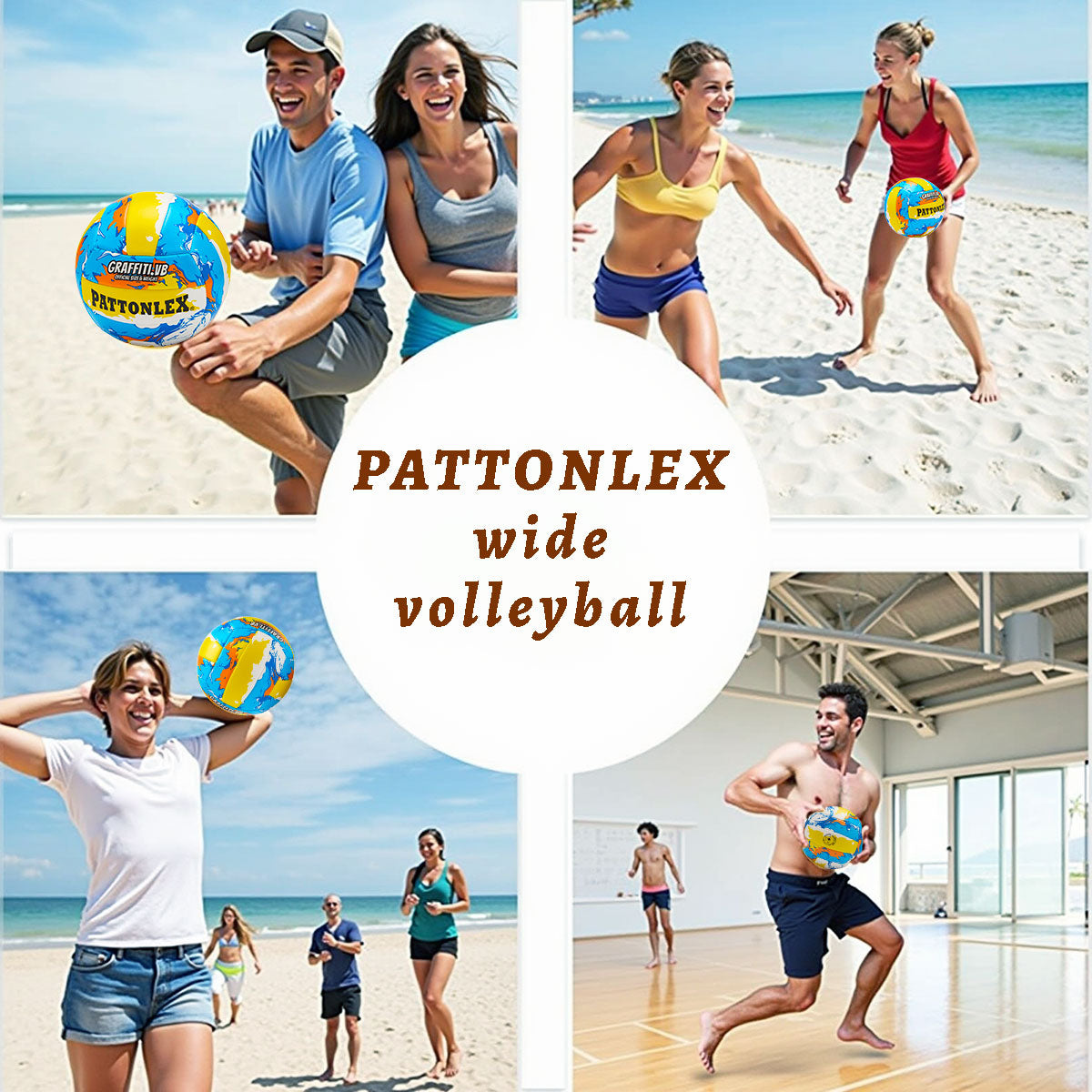 Graffiti Beach Volleyball - Size 5